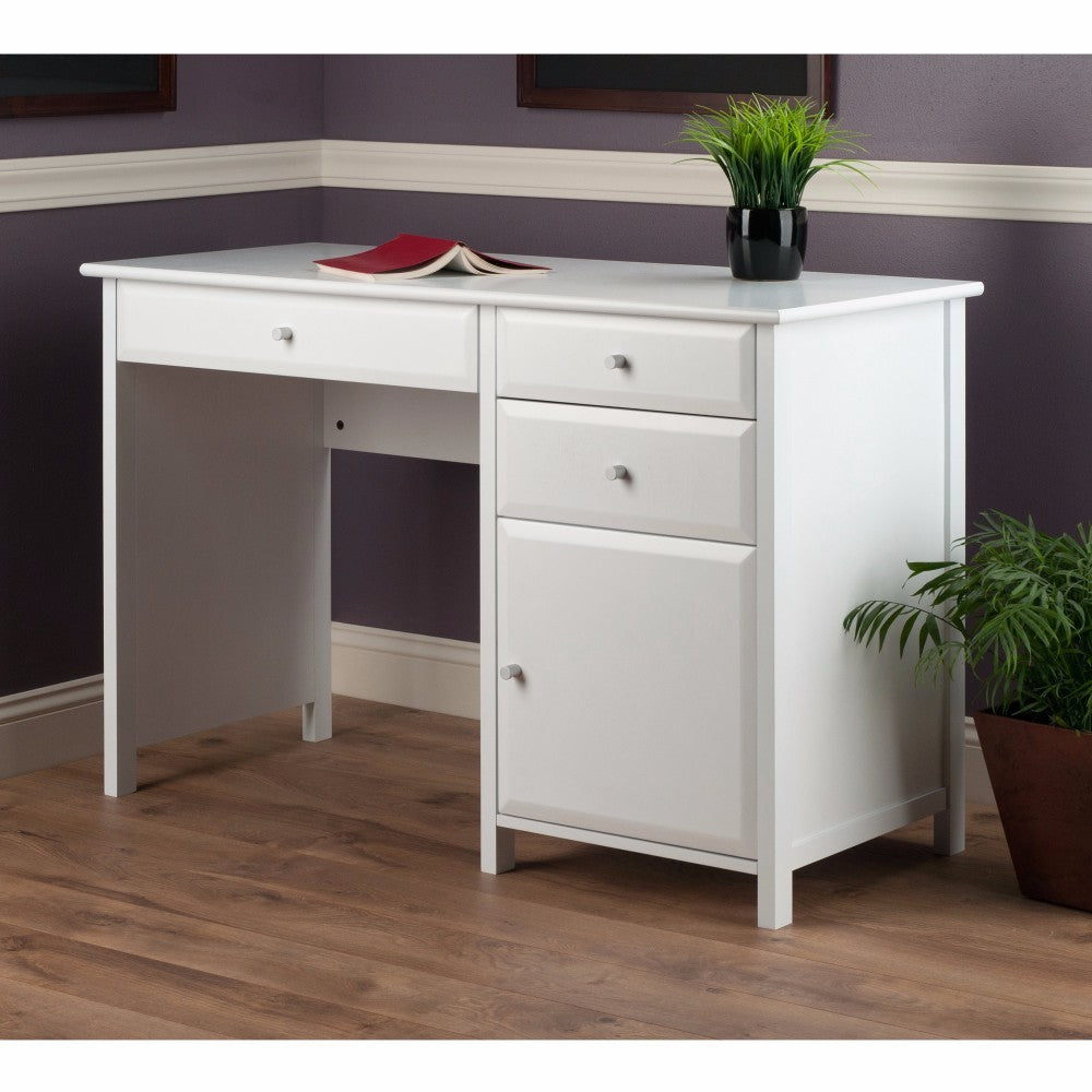 Delta Home Office Writing Desk, White