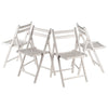 Robin 4-Pc Folding Chair Set White WIN-10415