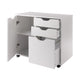 Halifax 2-Section Mobile Filing Cabinet White WIN-10431