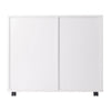 Halifax 2-Section Mobile Filing Cabinet White WIN-10431