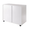 Halifax 2-Section Mobile Filing Cabinet White WIN-10431
