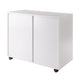 Halifax 2-Section Mobile Filing Cabinet White WIN-10431