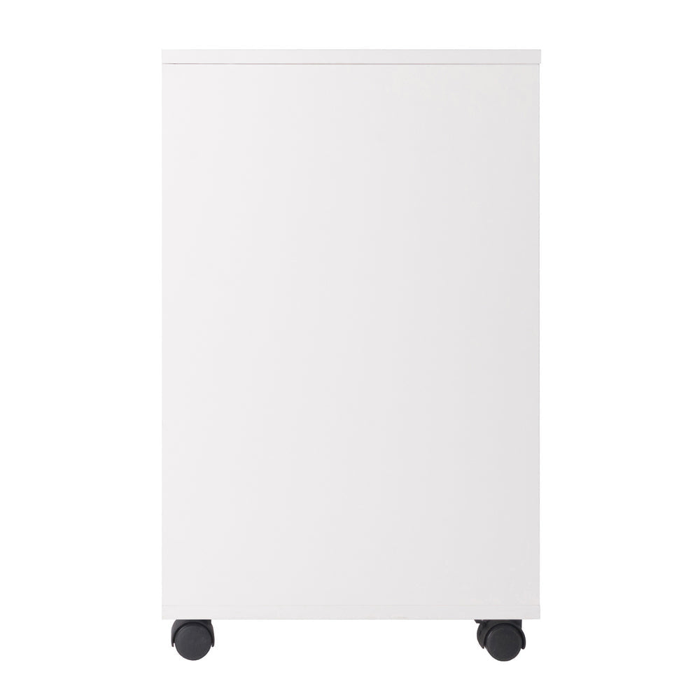 Halifax 2-Door 4-Drawer Mobile Cabinet White WIN-10622