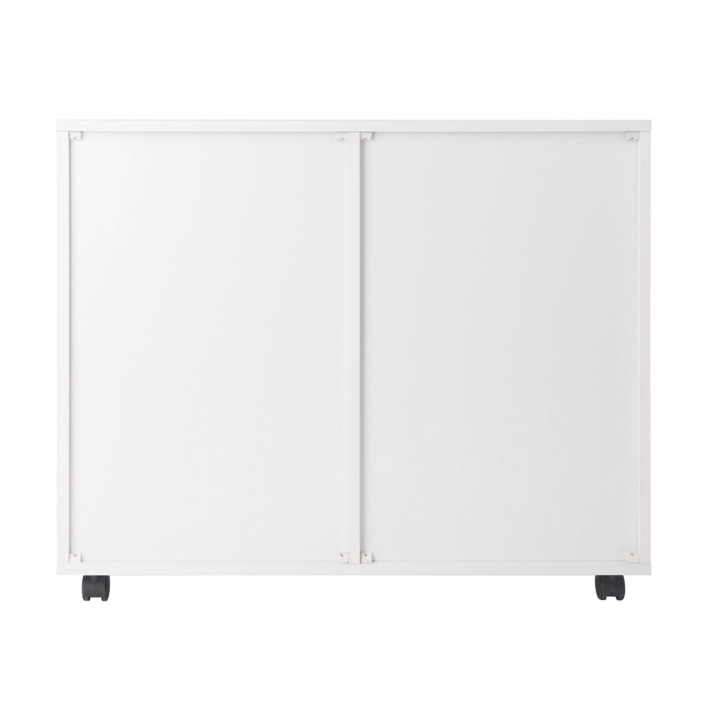 Halifax 2-Door 4-Drawer Mobile Cabinet White WIN-10622