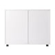 Halifax 2-Door 4-Drawer Mobile Cabinet White WIN-10622