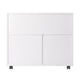 Halifax 3-Section Multi-Storage Mobile Cabinet White WIN-10633