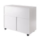 Halifax 3-Section Multi-Storage Mobile Cabinet White WIN-10633