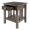 Stafford Accent Table Oyster Gray WIN-16018