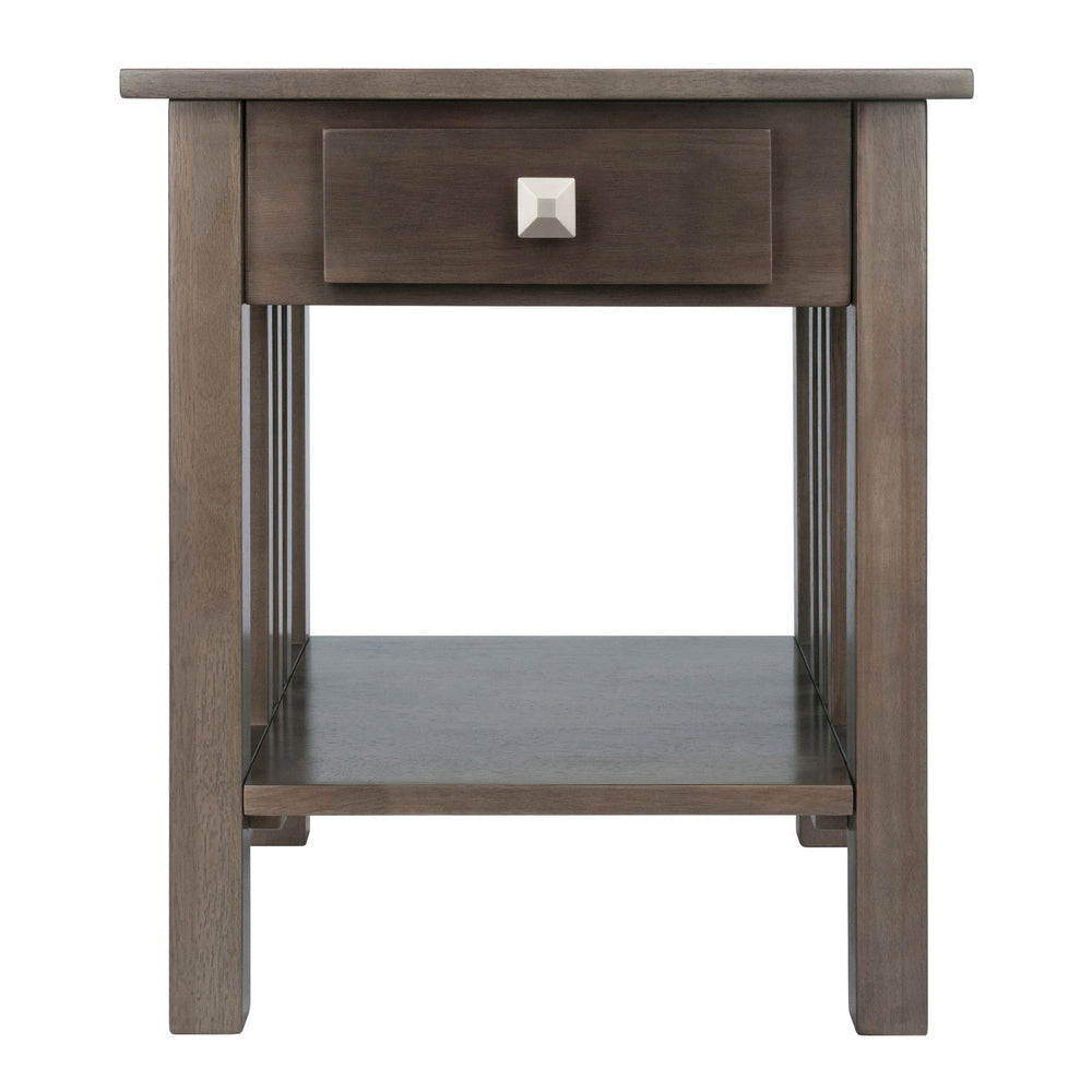 Stafford Accent Table Oyster Gray WIN-16018