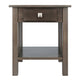 Stafford Accent Table Oyster Gray WIN-16018