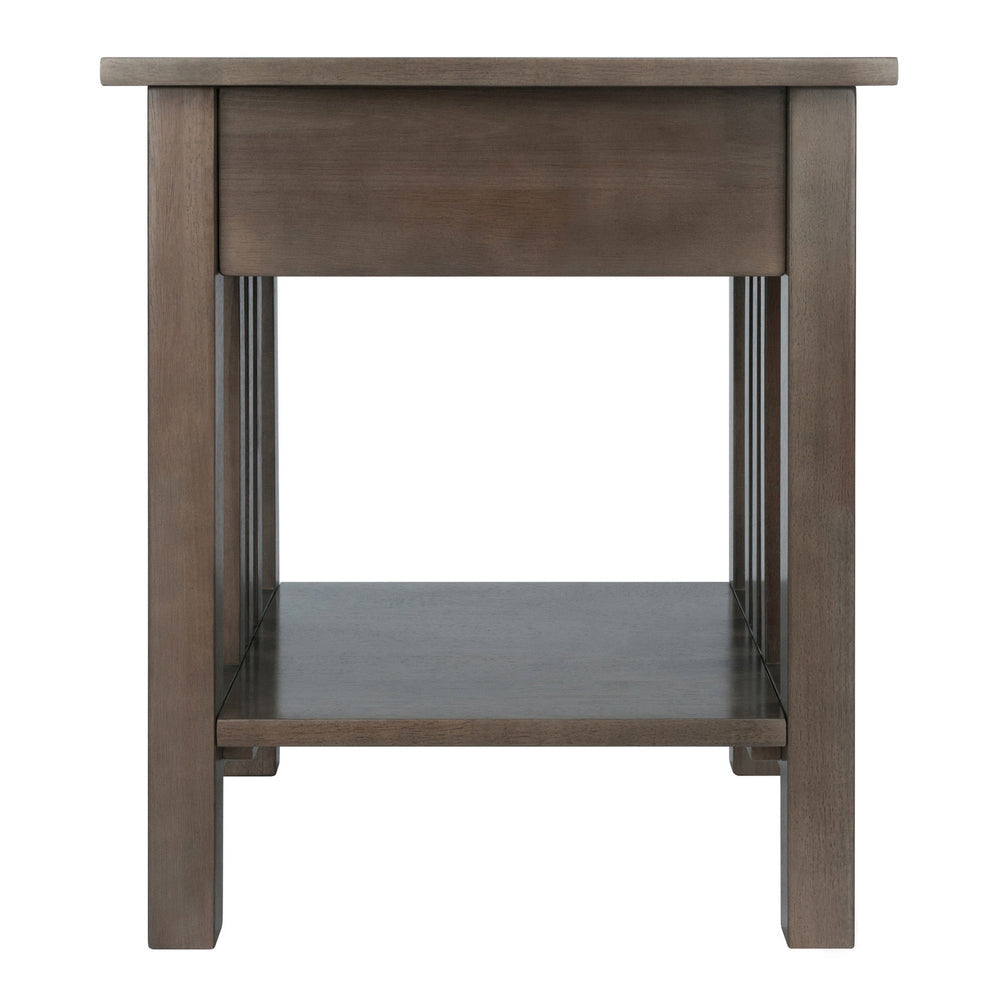 Stafford Accent Table Oyster Gray WIN-16018