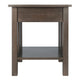 Stafford Accent Table Oyster Gray WIN-16018