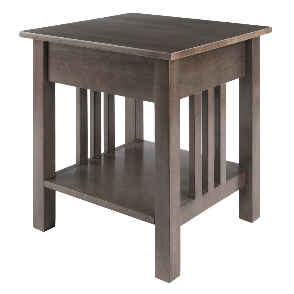 Stafford Accent Table Oyster Gray WIN-16018