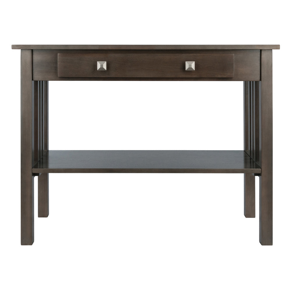 Stafford Console Hall Table Oyster Gray WIN-16033