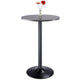 Tarah Pub Table Black and Slate Gray WIN-16123