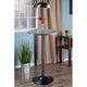 Tarah Pub Table Black and Slate Gray WIN-16123