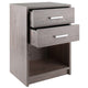 Molina Accent Table Nightstand Ash Gray WIN-16216