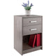 Molina Accent Table Nightstand Ash Gray WIN-16216