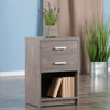 Molina Accent Table, Nightstand, Ash Gray