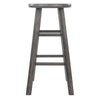 Ivy Square Leg Counter Stool Rustic Gray WIN-16224