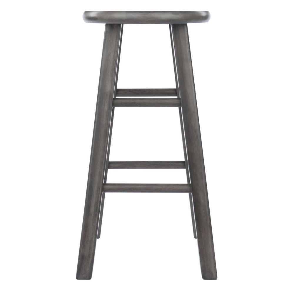 Ivy Square Leg Counter Stool Rustic Gray WIN-16224