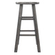 Ivy Square Leg Counter Stool Rustic Gray WIN-16224