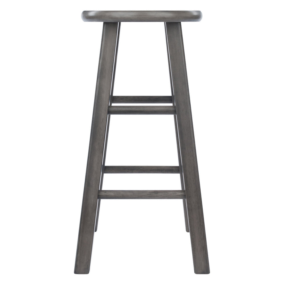 Ivy Square Leg Counter Stool Rustic Gray WIN-16224