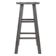 Ivy Square Leg Counter Stool Rustic Gray WIN-16224
