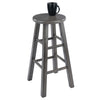 Ivy Square Leg Counter Stool Rustic Gray WIN-16224
