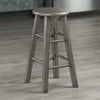 Ivy Square Leg Counter Stool, Rustic Gray