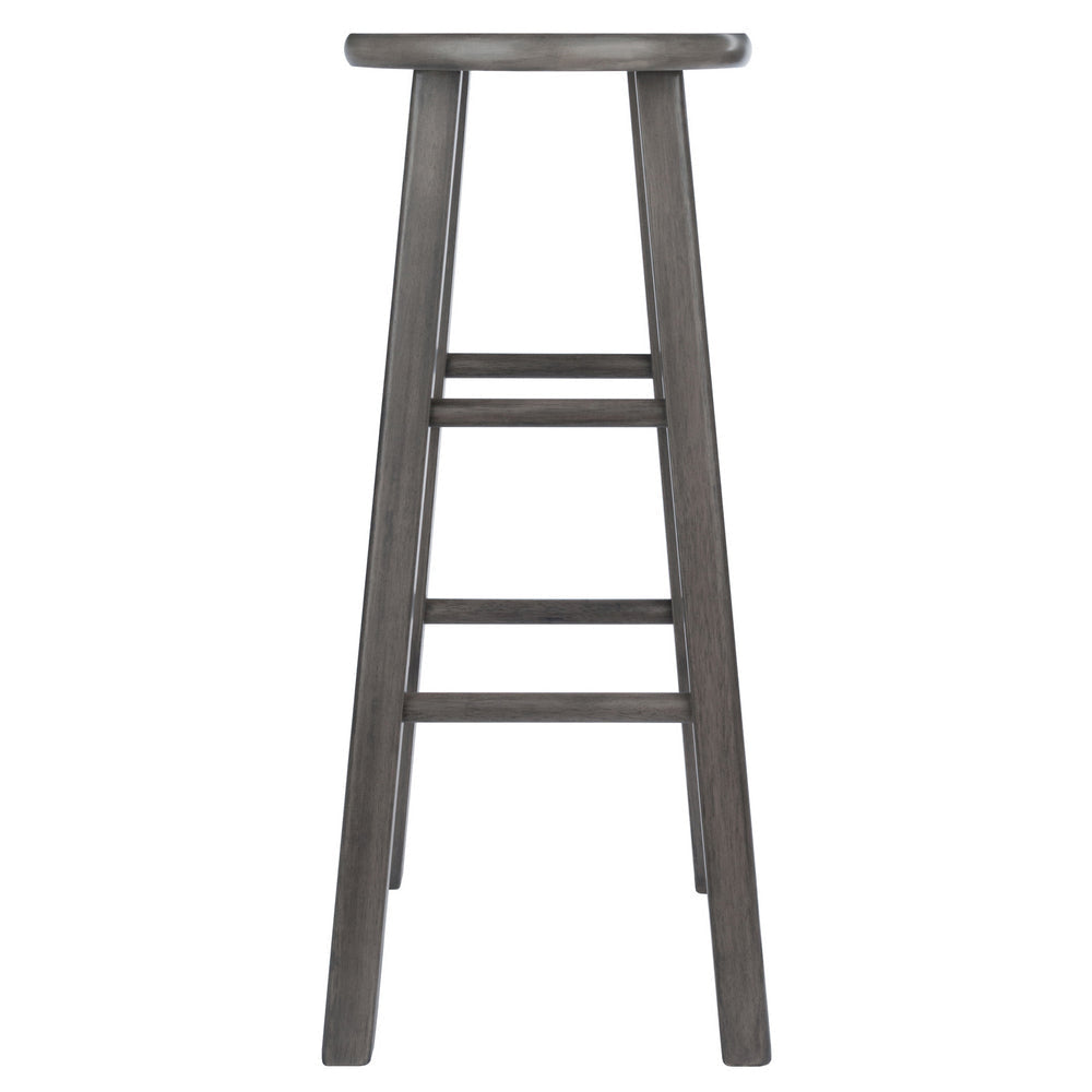 Ivy Square Leg Bar Stool Rustic Gray WIN-16230