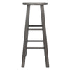Ivy Square Leg Bar Stool Rustic Gray WIN-16230