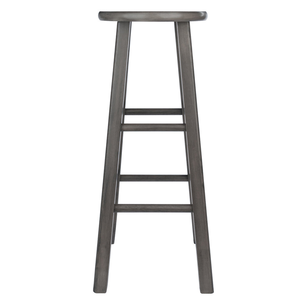 Ivy Square Leg Bar Stool Rustic Gray WIN-16230