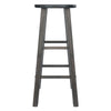 Element 2-Pc Bar Stool Set Oyster Gray WIN-16270