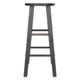Element 2-Pc Bar Stool Set Oyster Gray WIN-16270