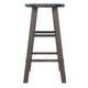 Element 2-Pc Counter Stool Set Oyster Gray WIN-16274