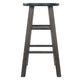 Element 2-Pc Counter Stool Set Oyster Gray WIN-16274