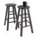 Element 2-Pc Counter Stool Set Oyster Gray WIN-16274