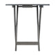 Dylan 5-Pc Oversized Snack Table Set Oyster Gray WIN-16517