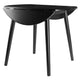 Moreno Round Drop Leaf Dining Table Black WIN-20036