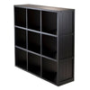 Timothy 3x3 Storage Cube Shelf, Black