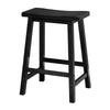 Satori Saddle Seat Counter Stool, Black