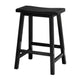 Satori Saddle Seat Counter Stool, Black