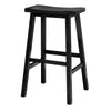 Satori Saddle Seat Bar Stool, Black