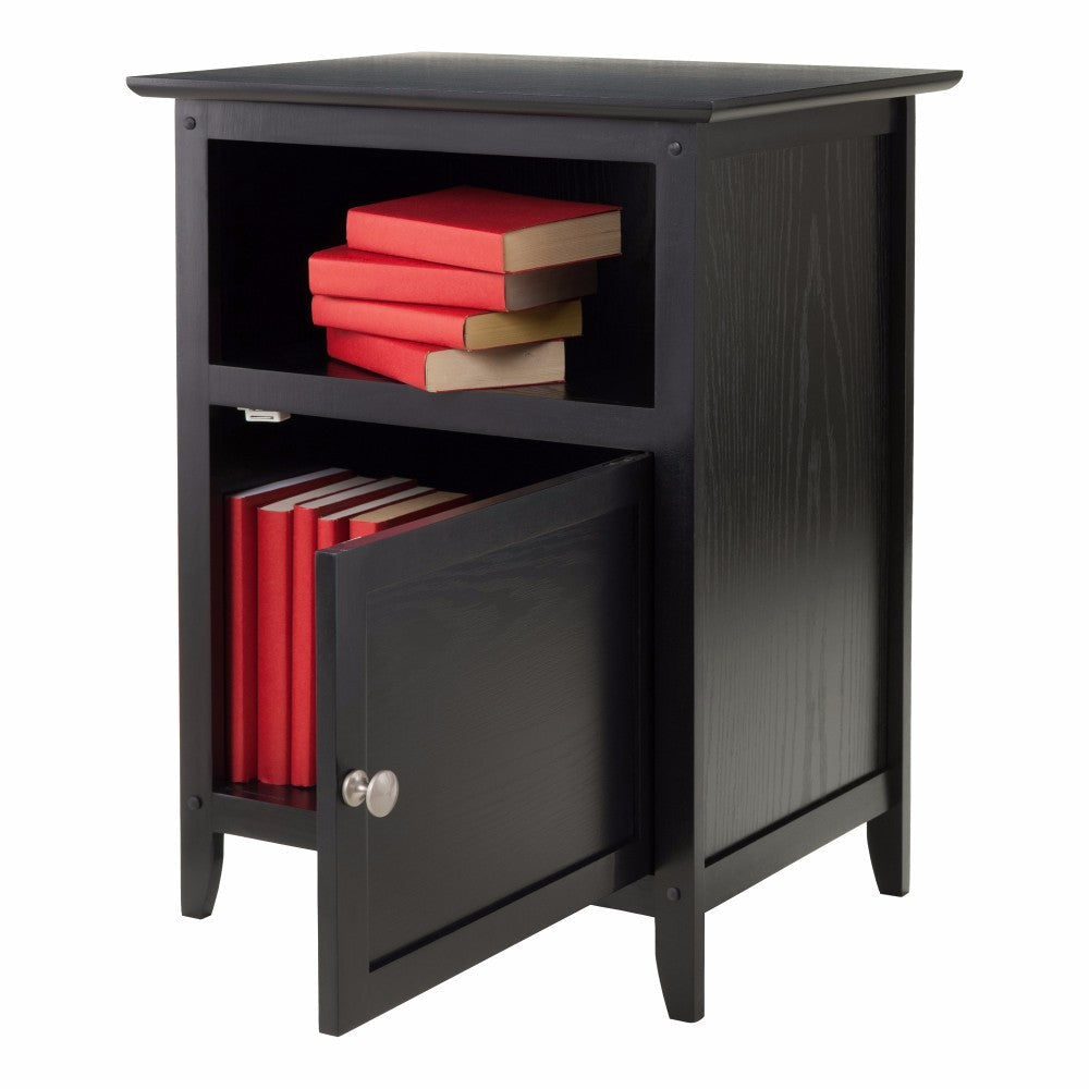 Henry Accent Table Nightstand Black WIN-20115