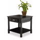 Timber Accent Table Black WIN-20124