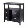 Timber Buffet Cabinet Black WIN-20236