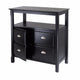 Timber Buffet Cabinet Black WIN-20236
