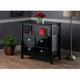 Timber Buffet Cabinet Black WIN-20236