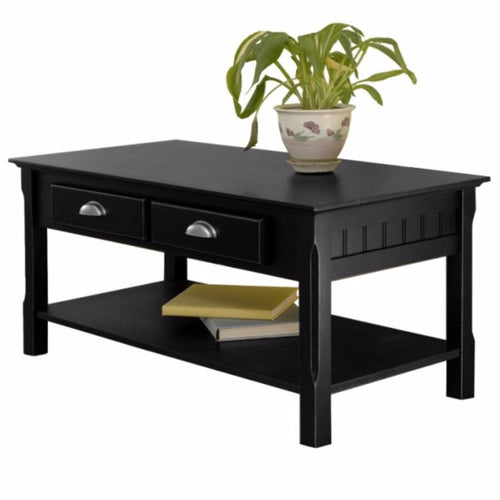 Timber Coffee Table, Black